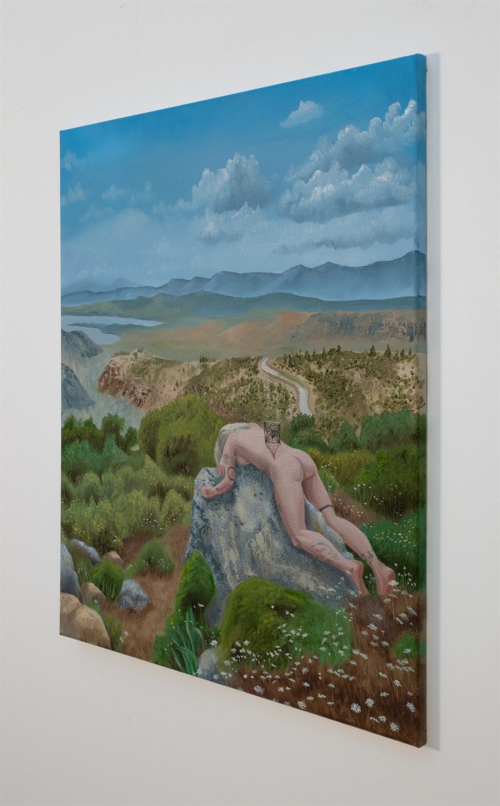 Oracle at Delphi &mdash; Oil on canvas &mdash; 24&rdquo; x 20&rdquo;