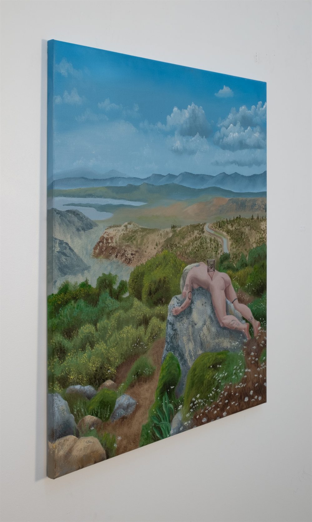 Oracle at Delphi &mdash; Oil on canvas &mdash; 24&rdquo; x 20&rdquo;