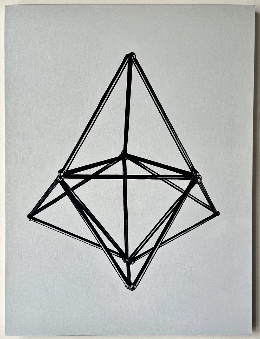 Flat Space No. 12 — Oil on canvas — 30" x 40” x 1 1/2"