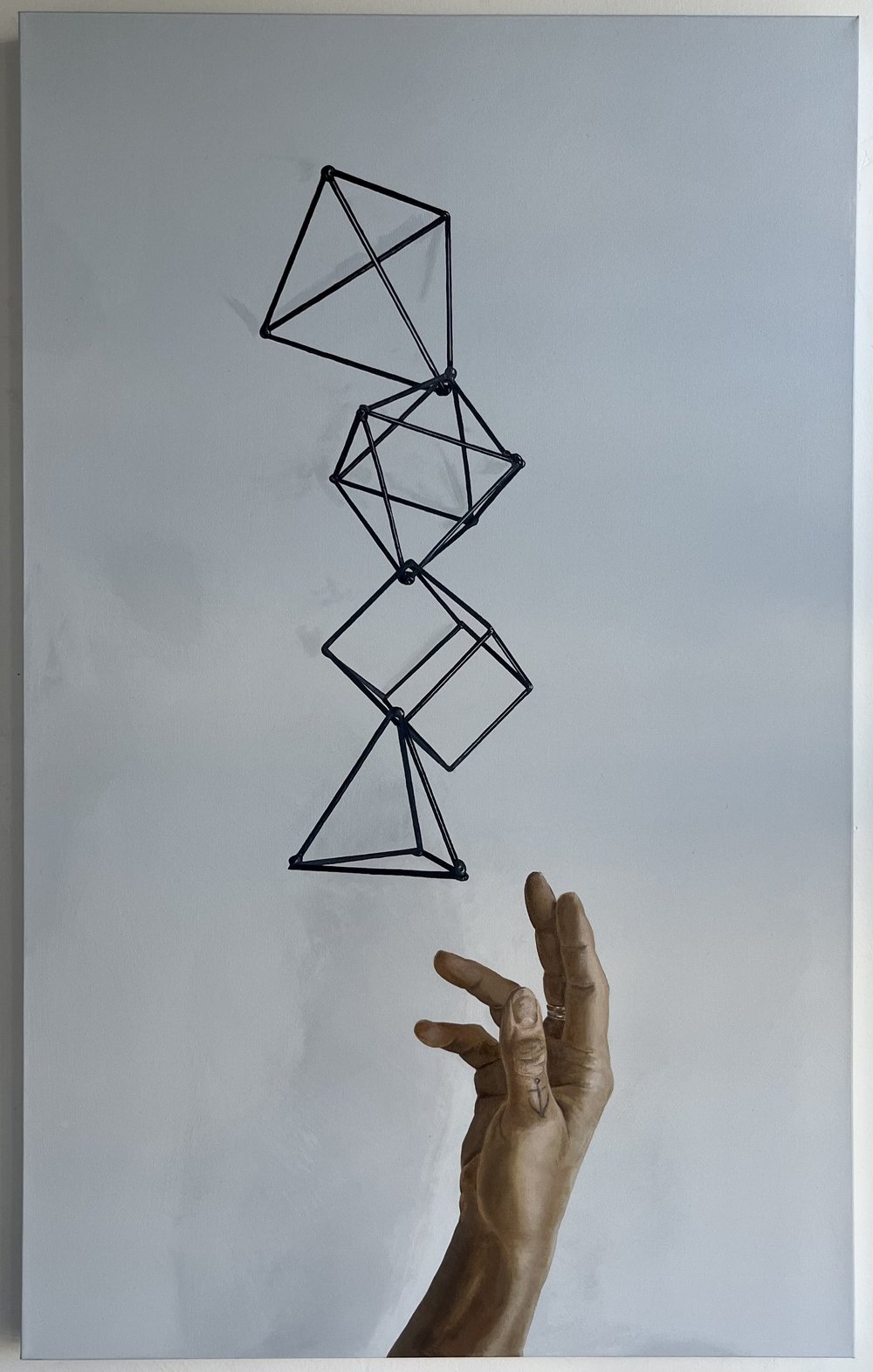 Reaching — Oil on canvas — 30” x 48” x 1 1/2”